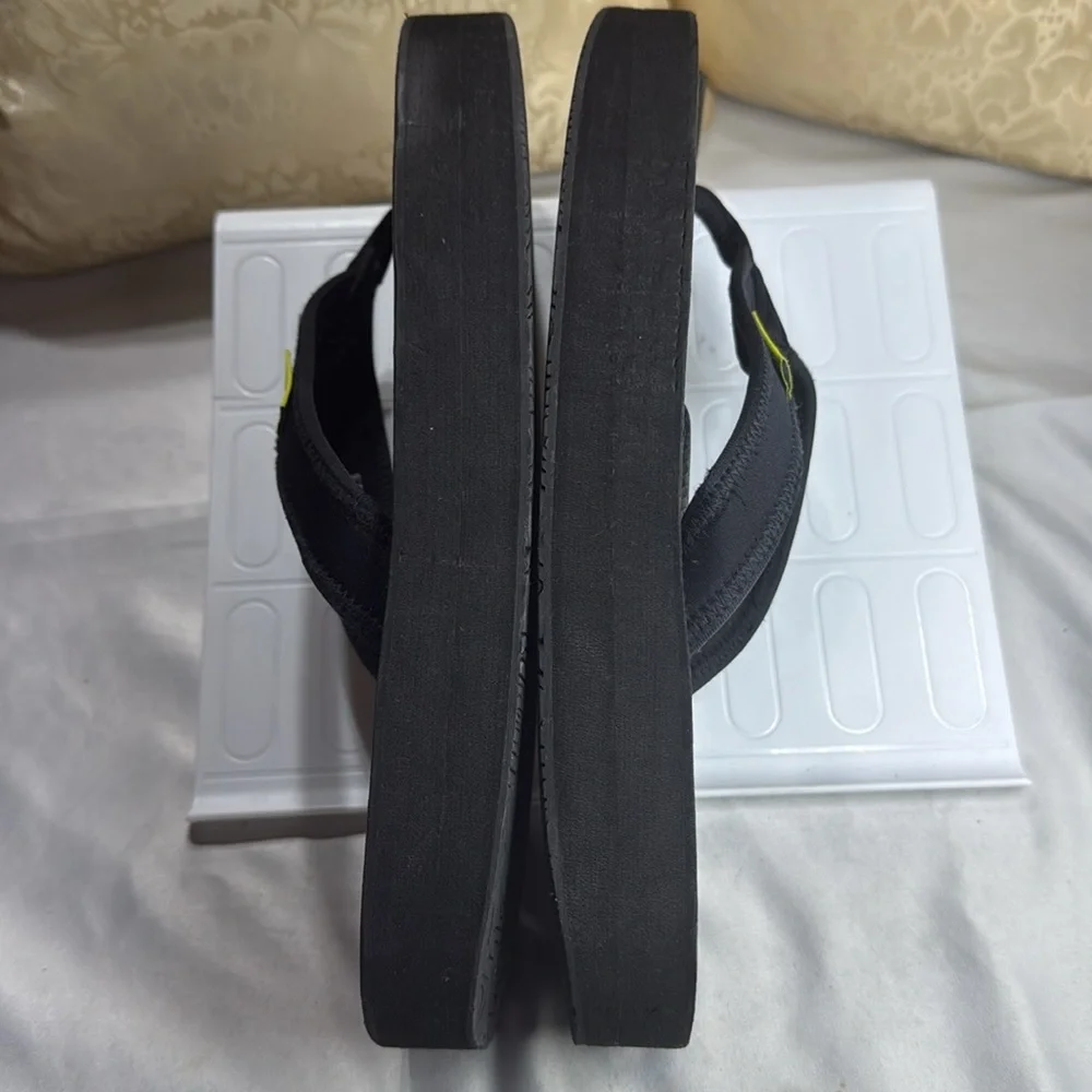 (S2)‎ The Healing Sole- Black For Plantar Fasciitis Men's Size 12.5 Flip Flops